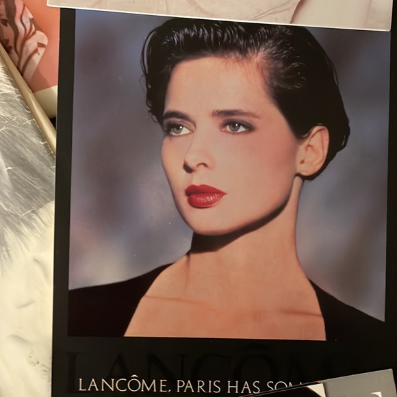 Vintage Lancôme Cosmetics Isabella Rossellini Print Ads and Gift Paper Bags - Picture 6 of 11